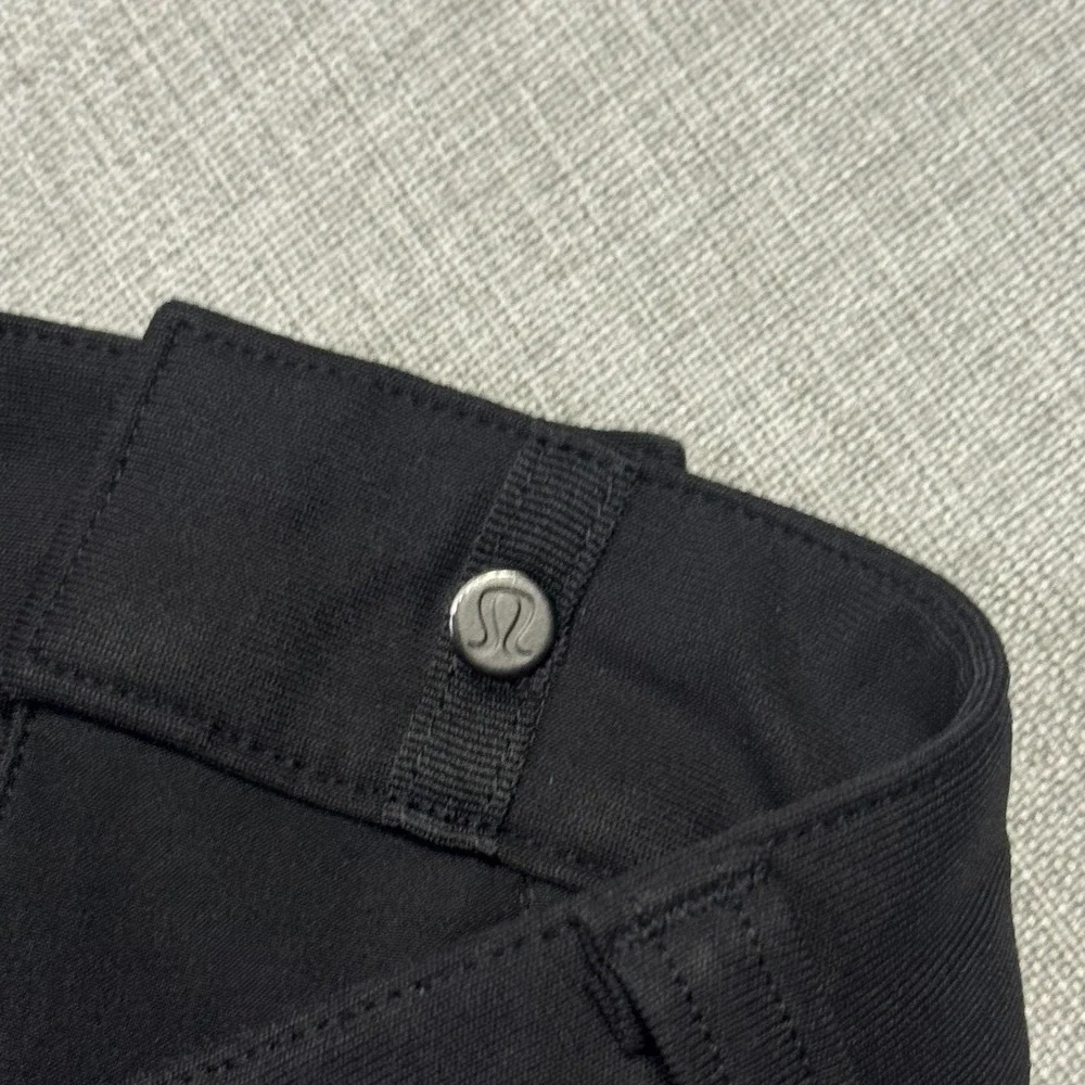 Lululemon ABC Slim Pants Golf Mens 32x30 Black Chino Stretch Performance